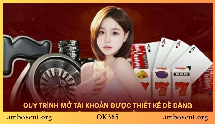 Quy trình mở tài khoản được thiết kế dễ dàng