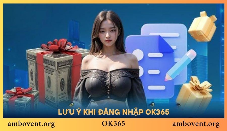 Lưu ý giúp đăng nhập OK365 nhanh chóng và an toàn